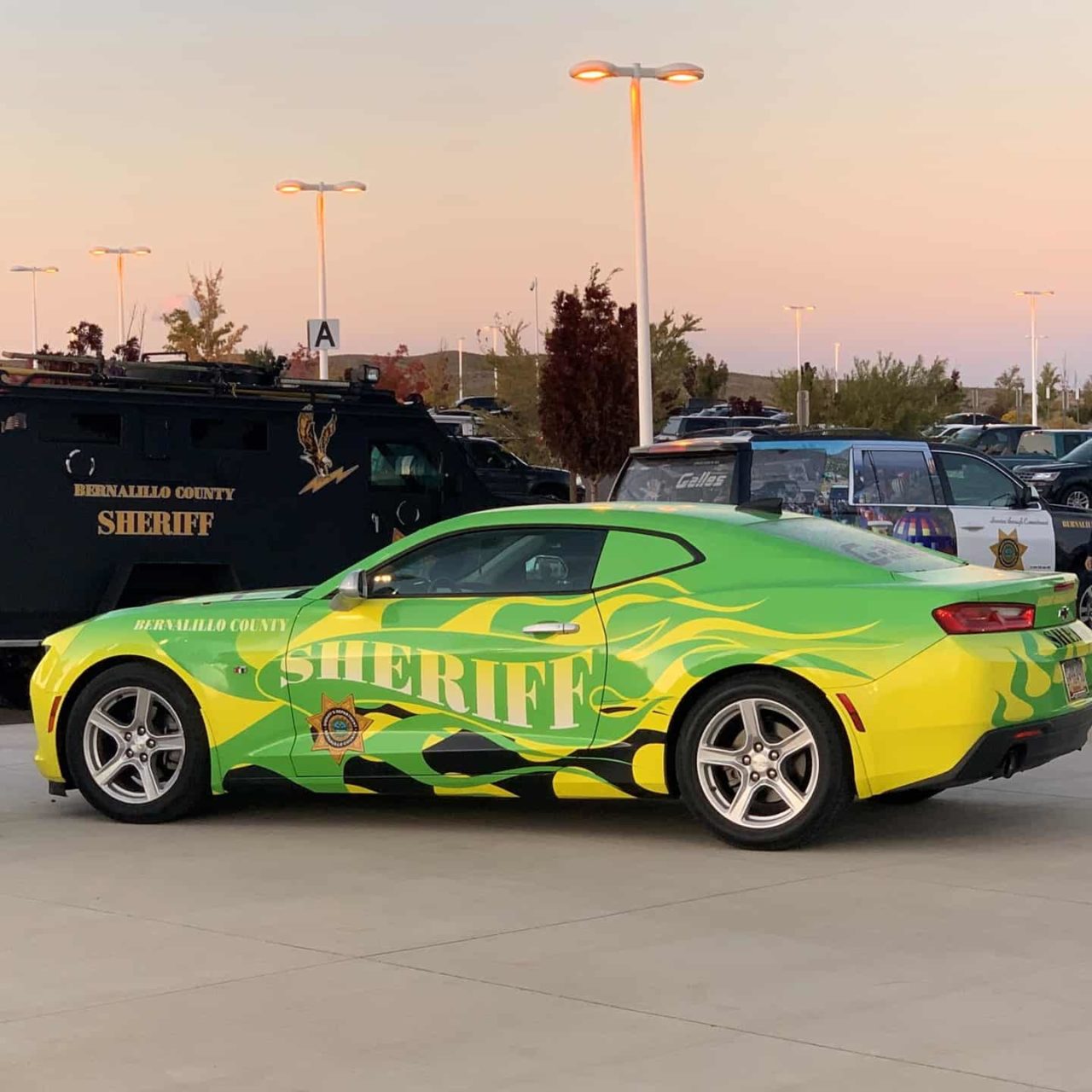 CITES Sponsors Military And First Responders Appreciation Game Night Sherrif Car