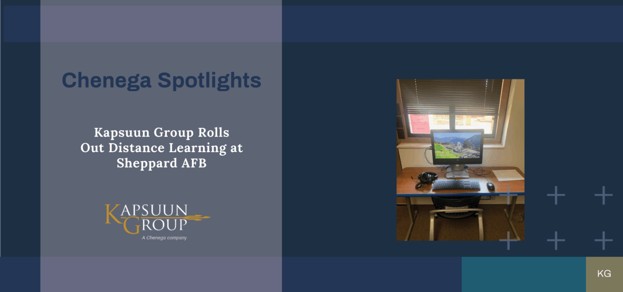 KG Unveils Distance Learning Program At Sheppard AFB