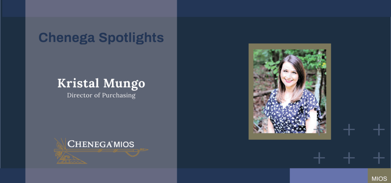 Chenega MIOS Congratulates Kristal Mungo On Her Promotion!