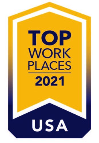 Chenega MIOS 2021 Top Workplaces USA Badge