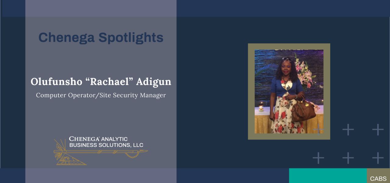 CABS Spotlights Olufunsho “Rachael” Adigun